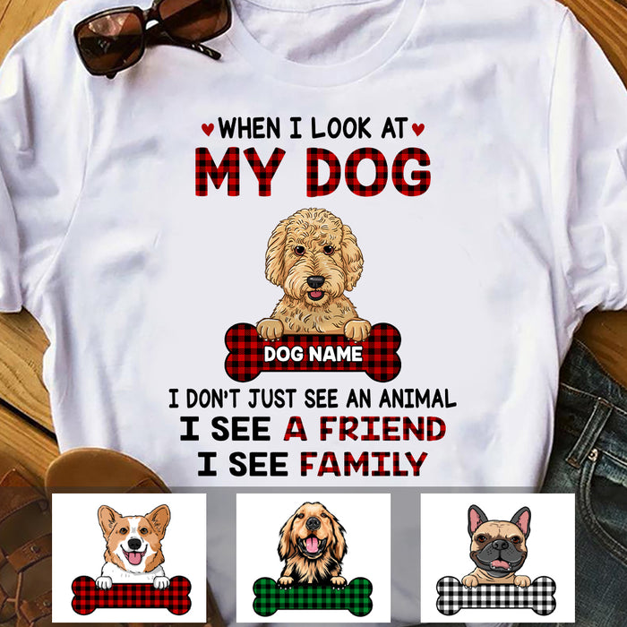 Personalized I See Dog Friend Family T Shirt AP21 65O57 1