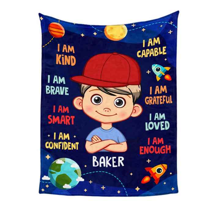 Personalized Gift For Grandson I Am Kind Blanket 31469 1
