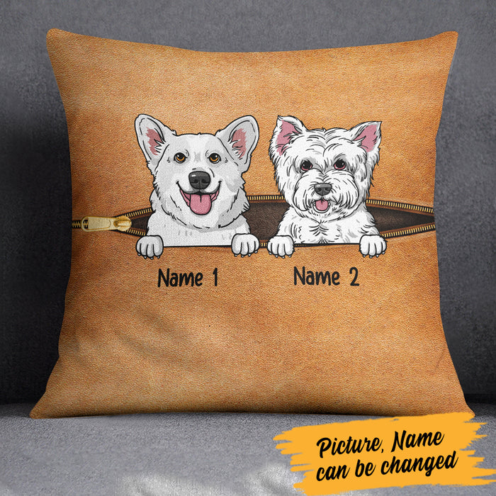Personalized Dog Lover Never Walk Alone Pillow  DB311 87O60 (Insert Included) 1