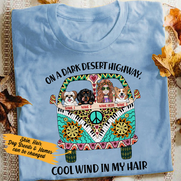 Personalized Cool Wind In My Hair Dog T Shirt MR152 73O36 1