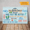 Personalized Pool Rules Family Canvas JN151 81O34 thumb 1