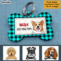 Personalized Dog ID Christmas Bone Pet Tag NB52 81O47 thumb 1