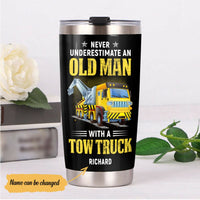 Personalized Tow Truck Steel Tumbler JN221 87O61 thumb 1