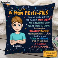 Personalized Gift For Grandson French Petit Fils Pillow 30420 thumb 1