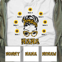 Personalized Mom Grandma Sunflowers T Shirt AP74 30O53 thumb 1