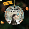 Personalized Forever In Our Hearts Schnauzer Dog Memorial  Ornament OB201 73O36 1