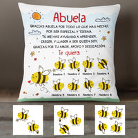 Personalized Mom Grandma Spanish Mamá Abuela Pillow AP272 67O36 (Insert Included) thumb 1