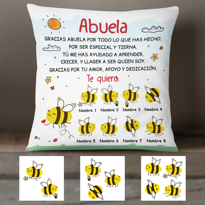 Personalized Mom Grandma Spanish Mamá Abuela Pillow AP272 67O36 (Insert Included) 1