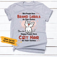 Personalized Cat Hair T Shirt JR291 73O36 thumb 1