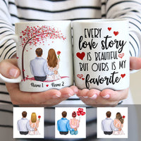 Personalized Every Love Story Is Beautiful Couple Valentine Mug JR211 73O57 thumb 1