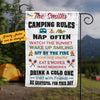 Personalized Camping Garden Flag JN263 85O47 1