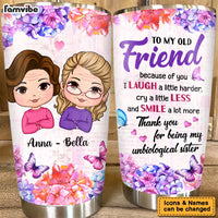 Personalized Gift For Friends To My Old Friend Steel Tumbler 32294 thumb 1