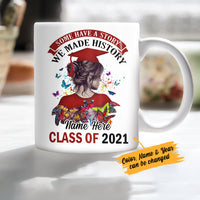 Personalized Graduation Girl Make History Mug MR21 95O34 thumb 1