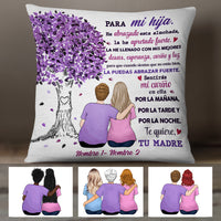 Personalized Mom Grandma Mamá Abuela Spanish Tree Pillow AP62 73O47 thumb 1