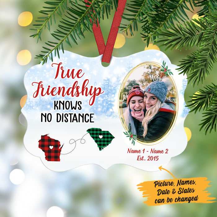 Personalized Long Distance Benelux Ornament NB253 30O36 1