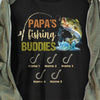 Personalized Dad Grandpa Fishing Buddies T Shirt AP202 30O58 1