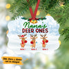 Personalized Christmas Grandma Deer Ones Benelux Ornament NB162 65O53 1
