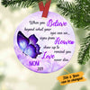 Personalized Memorial Butterfly Circle Ornament NB193 85O36 1