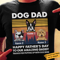 Personalized Dog Dad T Shirt MY172 30O34 thumb 1