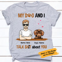 Personalized Dog Dad T Shirt MY112 87O58 thumb 1