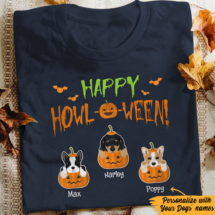 Personalized Dog Happy Halloween T Shirt JL241 67O57 1