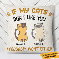Personalized Cat Funny  Pillow DB42 85O36 (Insert Included) thumb 1