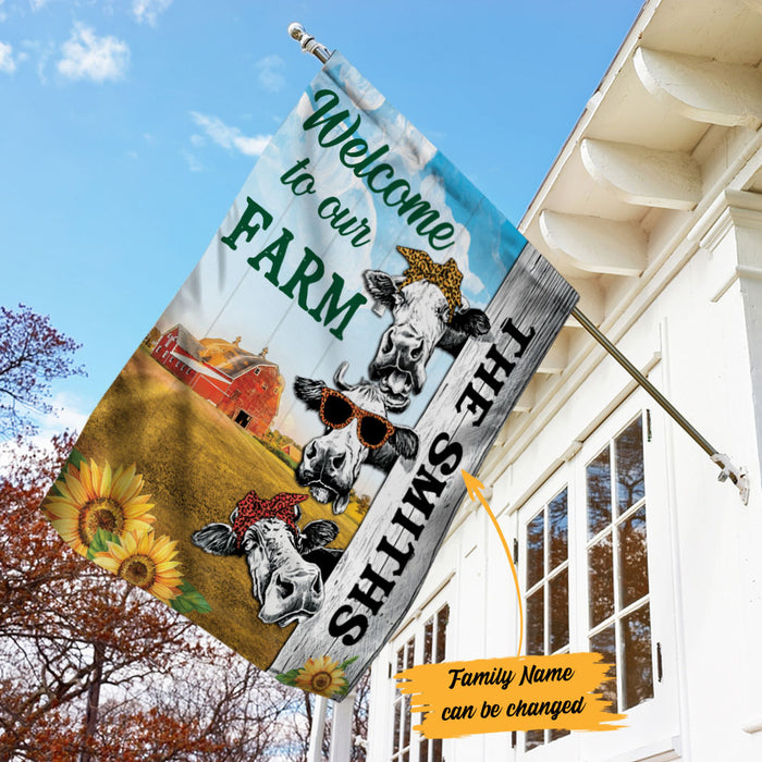 Personalized Farm Animal Flag JL241 27O53 1