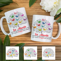 Personalized Spanish Mamá Abuela Tree Mom Grandma Mug AP154 65O36 thumb 1