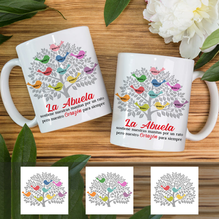Personalized Spanish Mamá Abuela Tree Mom Grandma Mug AP154 65O36 1