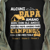 Personalized Dad Camping  Papà Nonno Italian T Shirt AP1411 30O58 1