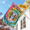 Personalized Hippie Sun And Moon Flag JL113 30O57 thumb 1