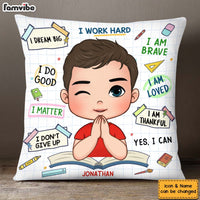 Personalized Gift For Grandson I Dream Big Kids Love Book  Pillow 27613 thumb 1