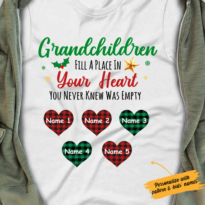 Personalized Grandma Grandpa Heart T Shirt OB83 81O34 1
