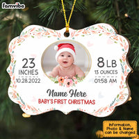 Personalized Baby First Christmas Benelux Ornament NB191 73O47 thumb 1