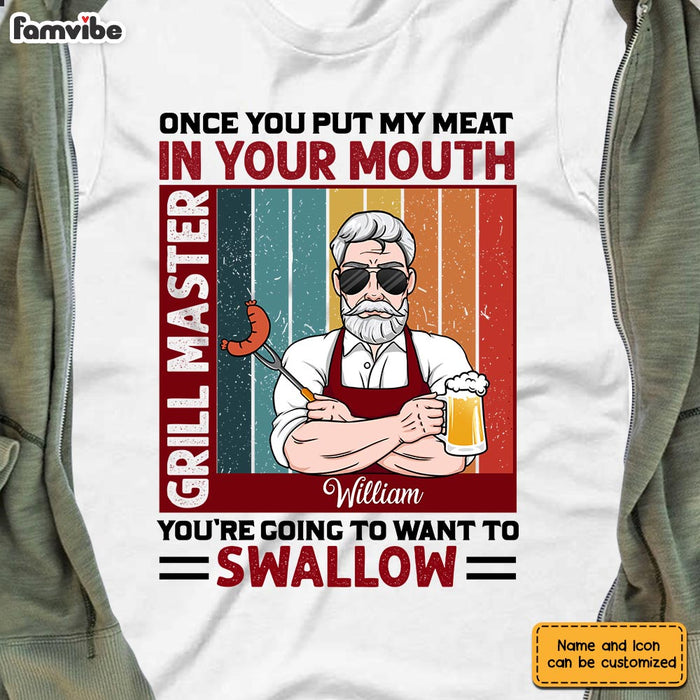 Personalized Dad Grandpa BBQ T Shirt MY191 31O28 1