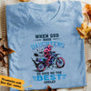 Personalized Dad Dirtbike  White T Shirt JN85 74O57 1