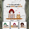 Personalized Cat Mom Italian Mamma Gatto T Shirt AP164 26O53 1