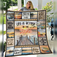 Lake Fleece Blanket JN294 73O58 thumb 1