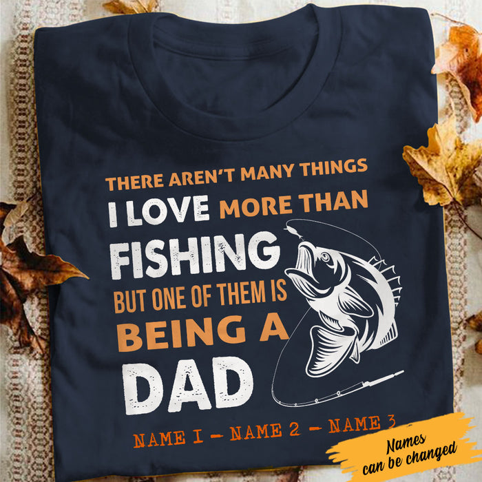 Personalized Dad Fishing T Shirt MY144 87O58 1
