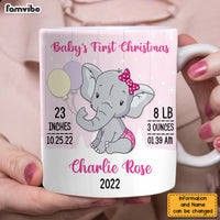 Personalized Elephant Baby First Christmas Mug OB83 73O47 thumb 1