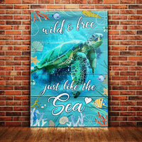 Sea Turtle Canvas JN231 67O61 thumb 1