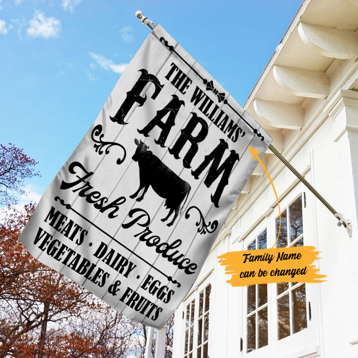 Personalized Farm Gardening Flag JL212 85O53 1