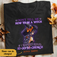 Personalized Halloween Witch T Shirt JL151 73O58 thumb 1