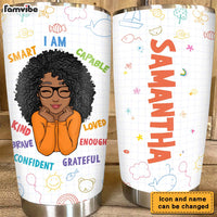 Personalized Affirmation Gift For Granddaughter Steel Tumbler 25102 thumb 1