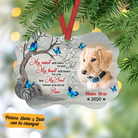 Personalized Dog Memorial Butterfly Benelux Ornament NB242 85O53 thumb 1