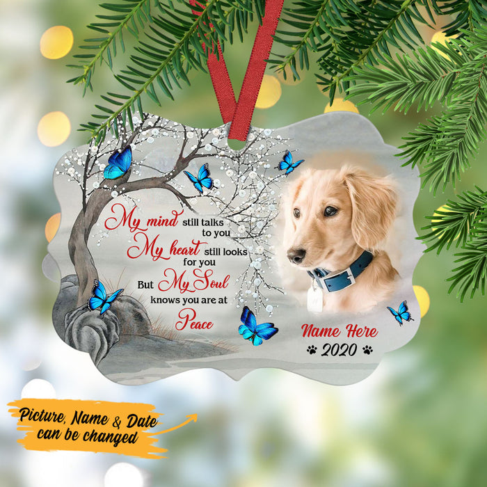 Personalized Dog Memorial Butterfly Benelux Ornament NB242 85O53 1