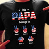 Personalized Grandpa Belongs To T Shirt MY281 30O58 1
