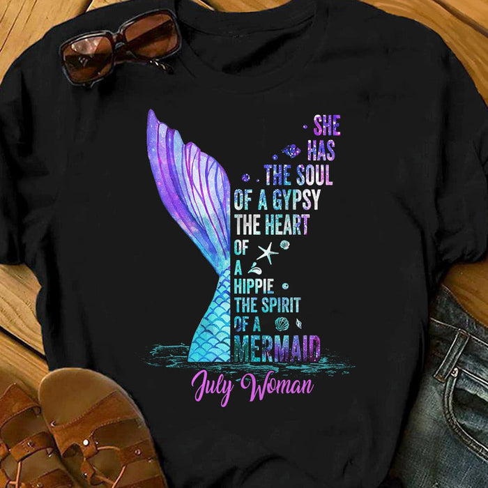 Hippie Mermaid July Woman T Shirt JN187 67O57 1