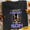 Personalized BWA Dad And Son Friend T Shirt AG112 65O34 1