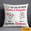 Personalized Love Between Long Distance  Pillow SB2421 30O47 (Insert Included) 1